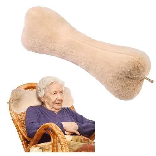 VCOMSOFT Adjustable Bone Shape Head Recliner Pillow 45.72cm (18") | Neck Support for Recliners thumbnail 1
