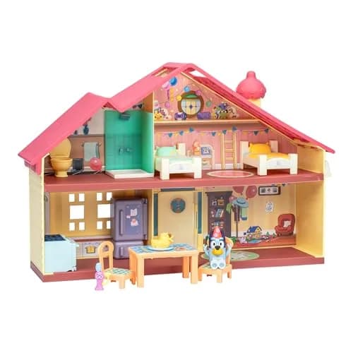Bluey Celebration Home Playset Portable Birthday Party House with Bluey Figure & Accessories | Ages 3+ thumbnail 1