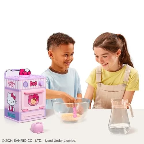 Cookeez Makery Hello Kitty & Friends Oven Playset | Interactive Bake & Reveal Toy with Scented Plush, 3 Characters, 5+ thumbnail 3