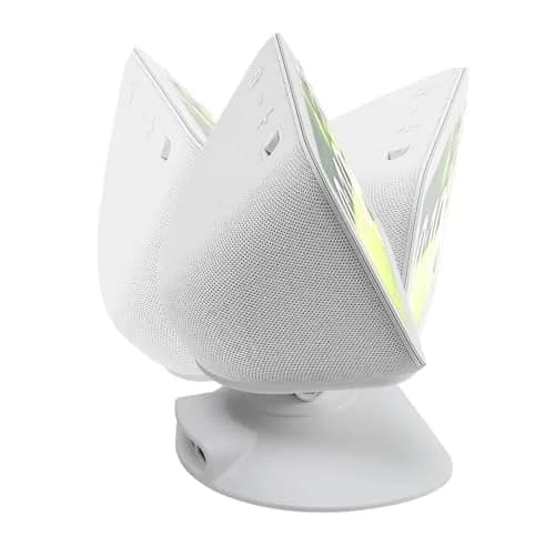 Dianves White Adjustable Stand for Echo Show 5 (3rd Gen) | Multi-Angle Rotation & Anti-Slip Base thumbnail 5