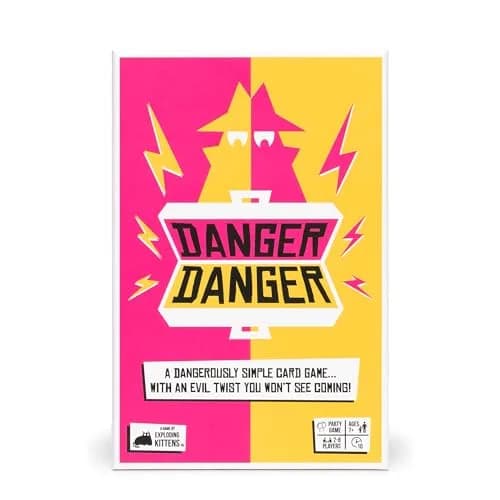 Exploding Kittens Danger Danger Card Game for 2-8 Players | Fast-Paced Strategy Fun thumbnail 1