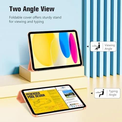 ProCase for iPad 10th Generation 10.9-inch (2022) & 11th Generation 11-inch (2025) Case | Slim Smart Cover with Translucent Hard Shell Back, Supports Auto Wake/Sleep thumbnail 5