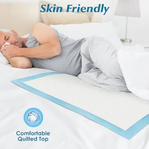 Wowflash Super Absorbency Disposable Underpads 100 Count 55.9 x 55.9 cm (22" x 22") | Leakproof & Quick Drying for Adults, Babies, Pets thumbnail 5