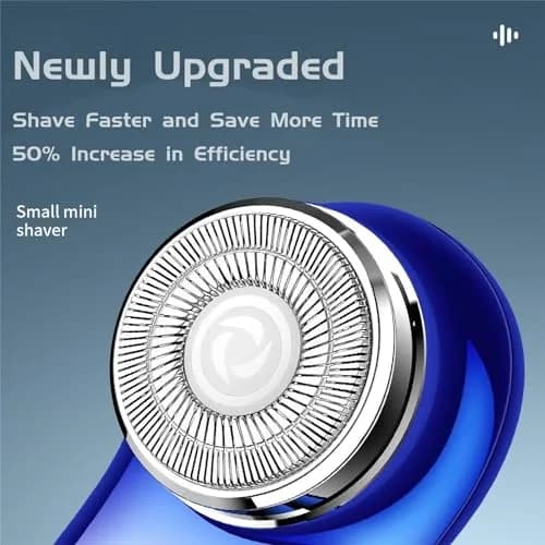 Reodolop Mini Electric Shaver Rotary Razor for Men & Women | USB C Rechargeable, Lightweight Travel Razor thumbnail 6