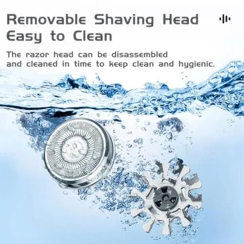Reodolop Mini Electric Shaver Rotary Razor for Men & Women | USB C Rechargeable, Lightweight Travel Razor thumbnail 3