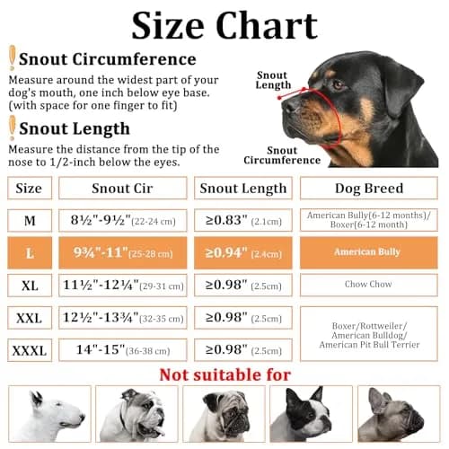 Mayerzon Fabric Pitbull Muzzle for Large Short Snout Dog Anti Fierce Biting | Breathable, Durable & Safe thumbnail 4