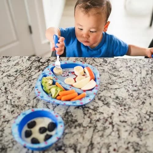 The First Years Spidey and His Amazing Friends Toddler Dinnerware Set - 4 Piece | Dishwasher Safe Feeding Supplies thumbnail 3
