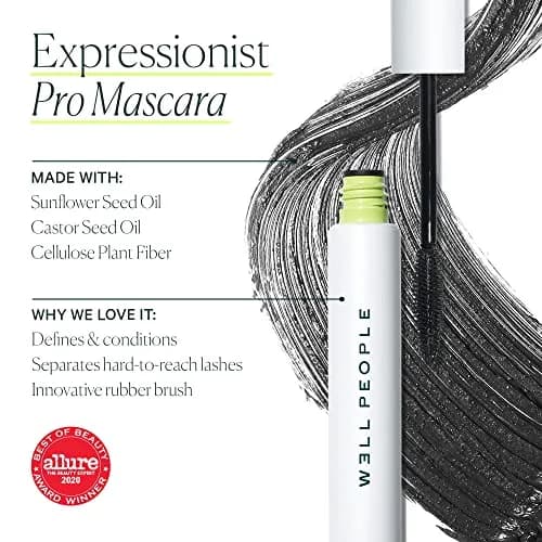 Well People Expressionist Pro Mascara, Brown | Lengthening, Vegan & Cruelty-Free (70-120 chars) thumbnail 2