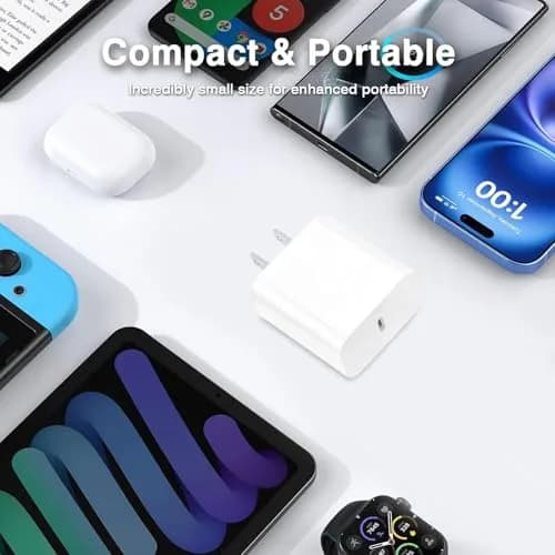 CYQAPC 5V 3A 30W USB Type C Wall Charger Adapter 3 Pack | Fast Charging for iPhone, Samsung & More thumbnail 5