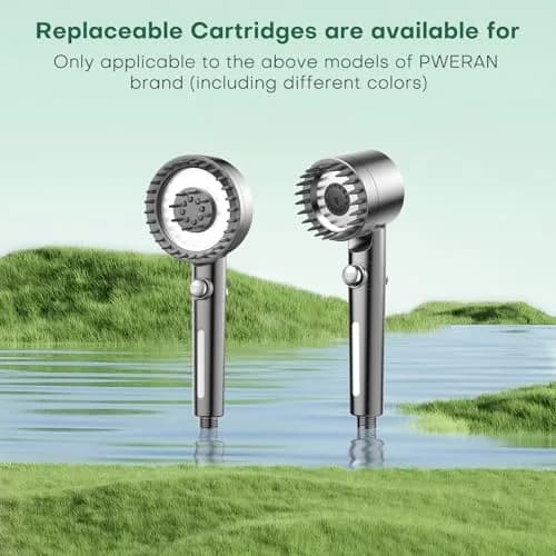 PWERAN Shower Filter 2 Pack | 18-Layer Hard Water Filtration for Skin & Hair thumbnail 8