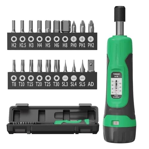 LLAVETOR Torque Screwdriver 10-70 Inch Pounds 6.8 Inch Length | Precision Tool for Bike, Auto, Electronics thumbnail 1