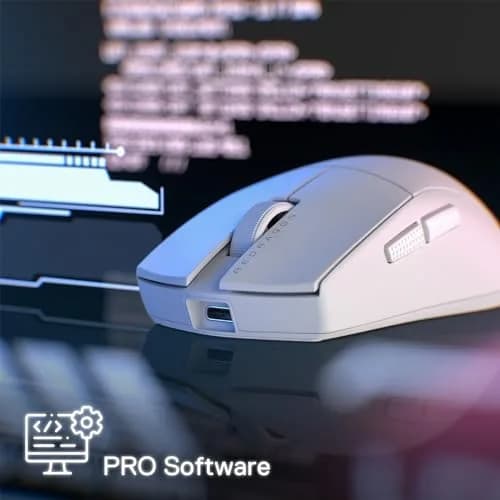 Redragon M916 Wireless Gaming Mouse 55G | 26K DPI, 5 Programmable Buttons, Ultra-Light 55g, Ergonomic Design thumbnail 8