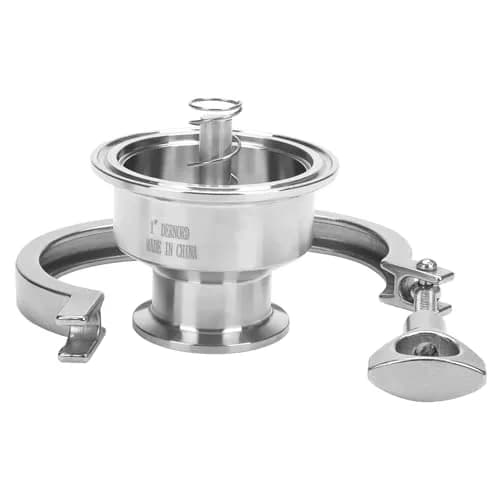 DERNORD Sanitary Check Valve 1 Inch Tri Clamp Style, 1.5" Ferrule Size, Stainless Steel 304 | Prevents Reverse Flow thumbnail 3
