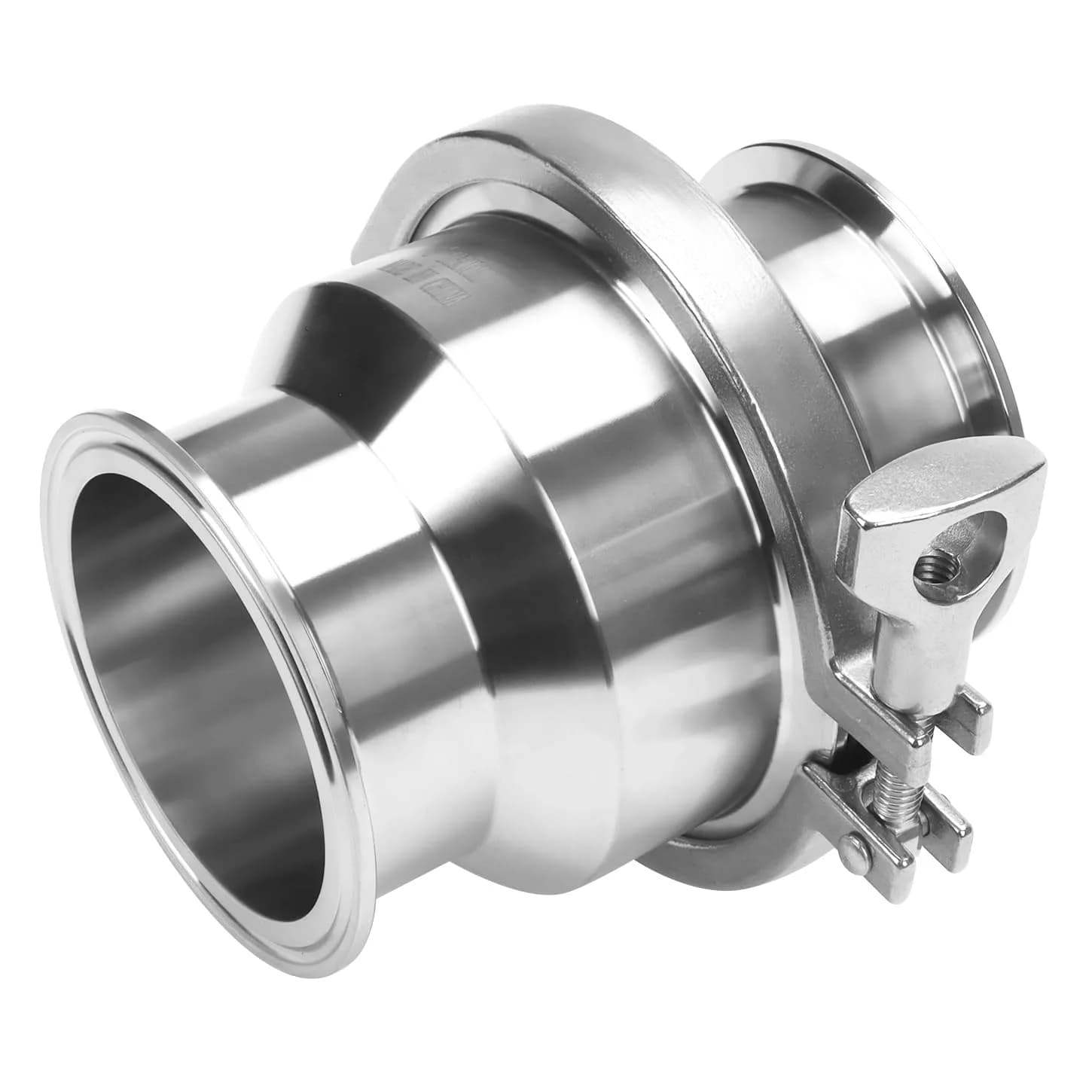 DERNORD 3" Tri Clamp Sanitary Check Valve | Stainless Steel 304, FKM Gasket, One-Way Flow
