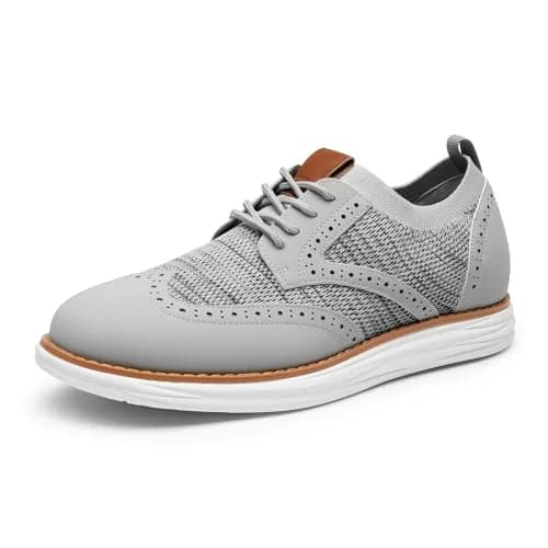 Bruno Marc Men's KnitFlex Mesh Oxfords Sneakers 10.5 | Breathable, Lightweight & Stylish thumbnail 1