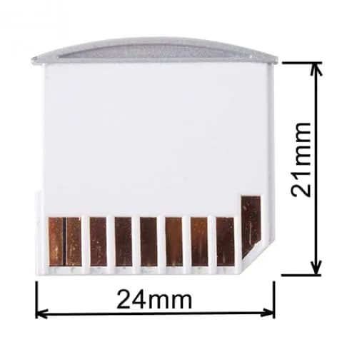 NFHK Micro SD TF to SD Card Kit Mini Adaptor for Extra Storage MacBook Air/Pro/Retina White | Support Micro SDXC & HC thumbnail 2