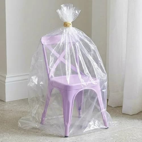 Yotelab Large Clear Plastic Storage Bags 35x47 Inch (5-Pack, 32 Gallon Capacity) | Heavy Duty Poly Bags for Bedding & Clothes thumbnail 6