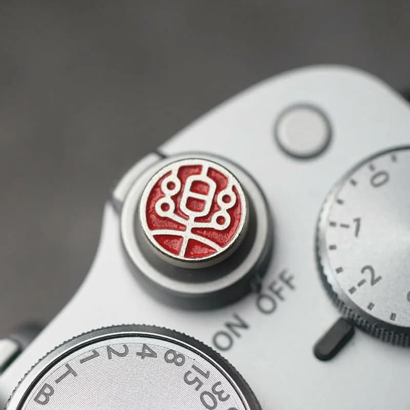 DBZZ Red Camera Shutter Button Soft Release with Rubber Ring | Compatible with Fujifilm, Nikon Cameras thumbnail 4