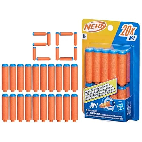 Nerf N Series N1 Darts 20 Refill Darts | Extreme Accuracy, Speed, and Distance thumbnail 1