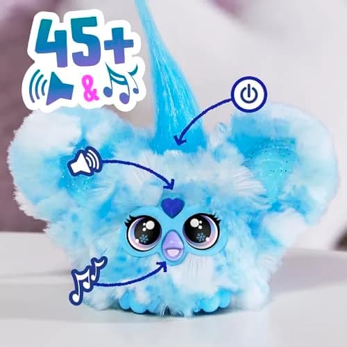 Furby Furblets SNO-Way Holiday Edition Mini Friend 5 cm (2 in) | Festive Music & Furbish Sounds thumbnail 3