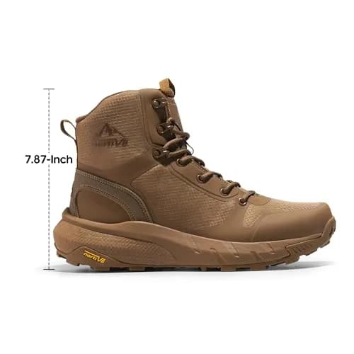 NORTIV 8 Men's Military Tactical Boot Zipper Lightweight Coyote 8 (26.4cm / 10.4in) thumbnail 7
