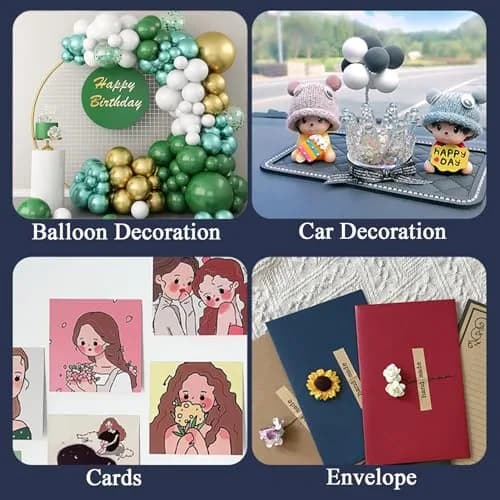 LMJIA Transparent Adhesive Dots 0.31"x0.51" (900 Pcs) | Damage-Free Wall Hanging & Decor thumbnail 5