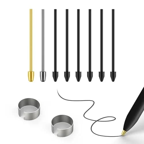 NWANTF Metal Nibs/Tips Replacement for Samsung Galaxy Tab S10/S9/S8/S7/S6, S26/S25/S24/S23/S22 Ultra S Pen, 2+6 pcs Set | Compatible with Multiple Samsung S Pens thumbnail 1