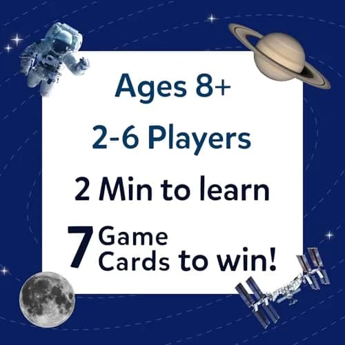 Skillmatics Guess in 10 – NASA Space Educational Card Game 196mm x 155mm x 45mm | STEM Learning Fun for Kids Ages 8+ thumbnail 6