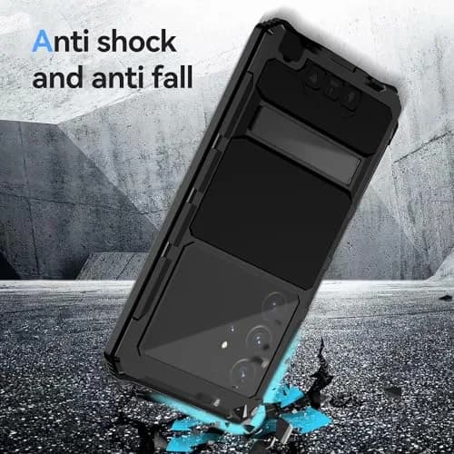 Lunivop Heavy Duty Case for Samsung Galaxy S24 Ultra 5G (6.8-inch) | Military-Grade Protection with Built-in Screen Protector thumbnail 5