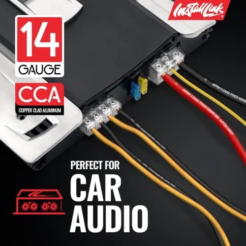 Install Link 14 AWG Gauge Speaker Wire 100 Feet (30.5m) | CCA Copper Clad Aluminum thumbnail 4