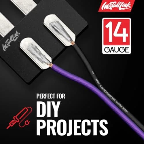 Install Link 14 AWG Gauge Speaker Wire 30.5m (100 Feet) | CCA Copper Clad Aluminum for Home Theater & Car Audio thumbnail 6