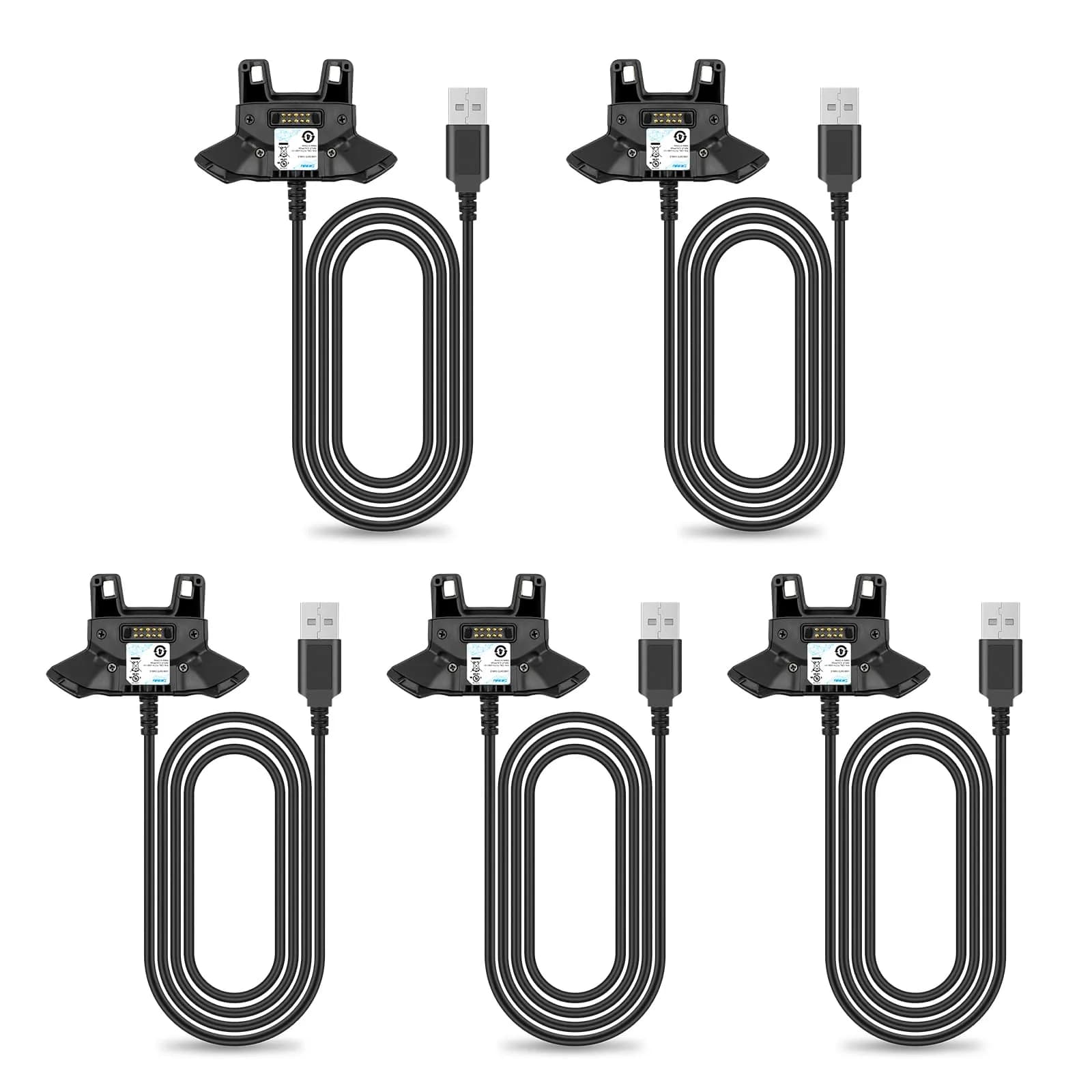 Sicimly 5pcs USB Charger Cable for Zebra TC77 TC70 TC72 TC75 TC75X TC70X TC55 TC720L TC75EK TC75AH TC75GK TC700H TC700K TC77HL CBL-TC7X-USB1-01 Scanner Data Transfer 1.96 m (77.2 inches)
