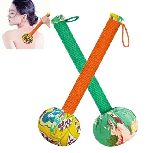 APSWUDR Manual Body Massage Hammer 25.9 cm (10.24 inches) | Traditional Mugwort Formula for Muscle Relief thumbnail 1