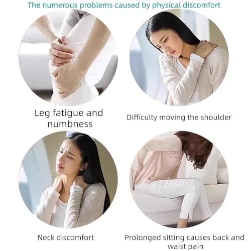 APSWUDR Manual Body Massage Hammer 25.9 cm (10.24 inches) | Traditional Mugwort Formula for Muscle Relief thumbnail 2