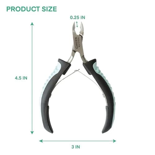 GREEN ESTETICA Cuticle Trimmer with Non-Slip Grip Handle | Stainless Steel Nail Tool for Precise Cuticles thumbnail 6
