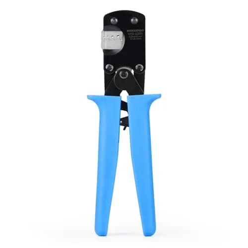 Wekesigo Micro Connector Pin Crimping Tool 0.03-0.52mm² | Ratcheting Crimper for Molex, JST, JAE open barrel terminals thumbnail 1