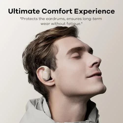EXECCZO Open Ear Headphones - Airflow Pro Bluetooth 5.3 Earbud Wireless Earphones Headset for Running and Outdoor Activities with Immersive Sound (Skin) thumbnail 3
