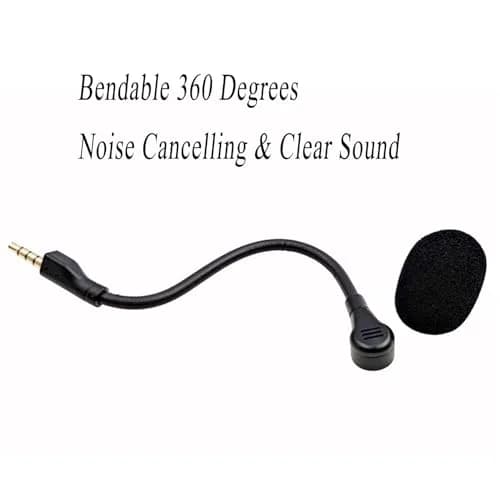 NewTH Replacement Microphone for Steelseries Arctis 1 Headphones | Detachable 3.5mm Noise Cancelling Boom thumbnail 5