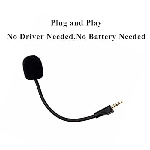 NewTH Replacement Microphone for Steelseries Arctis 1 Headphones | Detachable 3.5mm Noise Cancelling Boom thumbnail 3