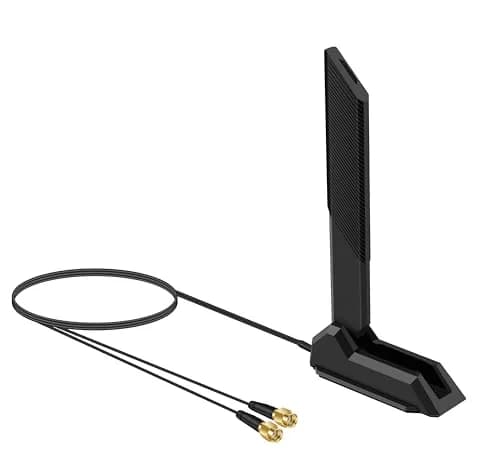 Slinkdsco WiFi 6E Tri-Band Antenna 6GHz 5.8GHz 2.4GHz | Omni-Directional Long Range Signal (115-120c) thumbnail 1