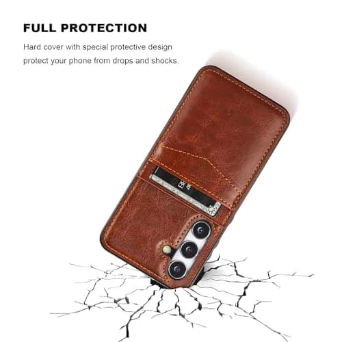KIHUWEY Samsung Galaxy S24 Wallet Case with Credit Card Holder | Premium Leather Flip Cover with Kickstand & Full Protection thumbnail 6