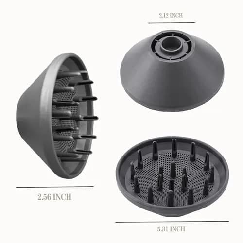 SEICHYGO 360° Rotating Diffuser Attachment Compatible with Laifen Swift Hair Dryer, White | Diffuses Air for Curly & Wavy Hair thumbnail 4