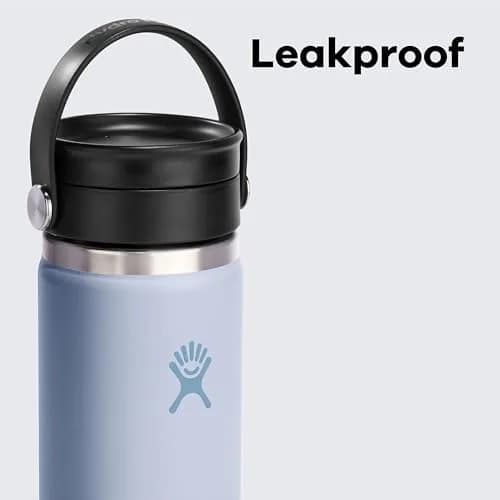 Hydro Flask Water Bottle - Insulated Stainless Steel - Wide Mouth Flex Sip, Non Spill, Leakproof in 16 Oz | Keeps Drinks Hot & Cold thumbnail 4