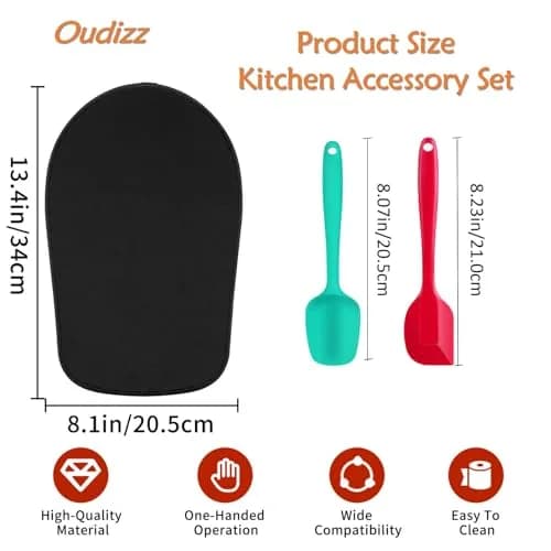 Oudizz Mixer Mover Sliding Mats for Kitchen aid Stand Mixer 37x25.5cm | Protect & Move Heavy Appliances thumbnail 2