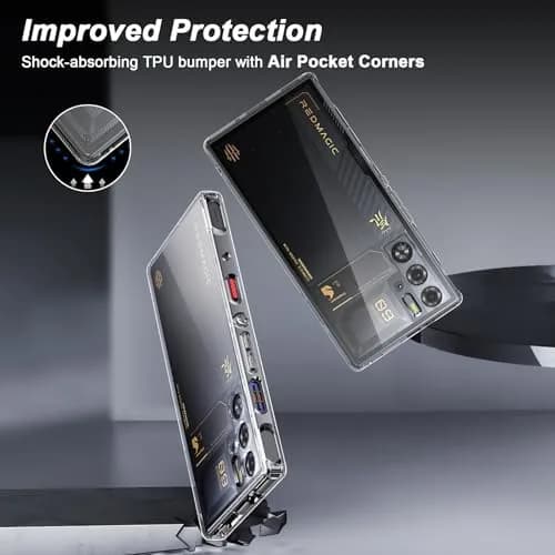 Foluu Slim Fit Case for ZTE Nubia Red Magic 9 Pro 16cm (6.4in) | Translucent Matte PC Back & TPU Bumper thumbnail 6