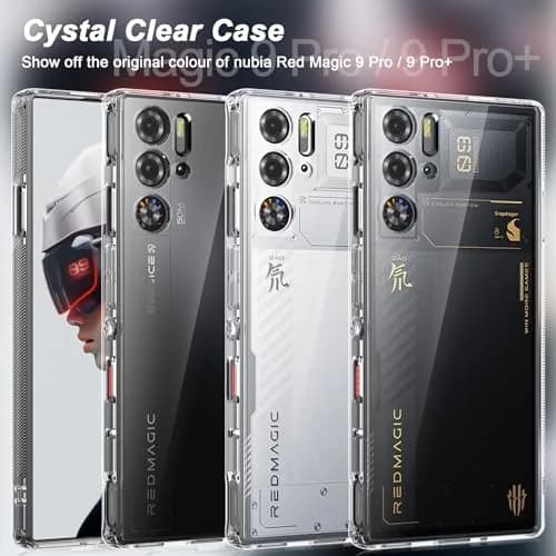 Foluu Slim Fit Case for ZTE Nubia Red Magic 9 Pro 16cm (6.4in) | Translucent Matte PC Back & TPU Bumper thumbnail 7