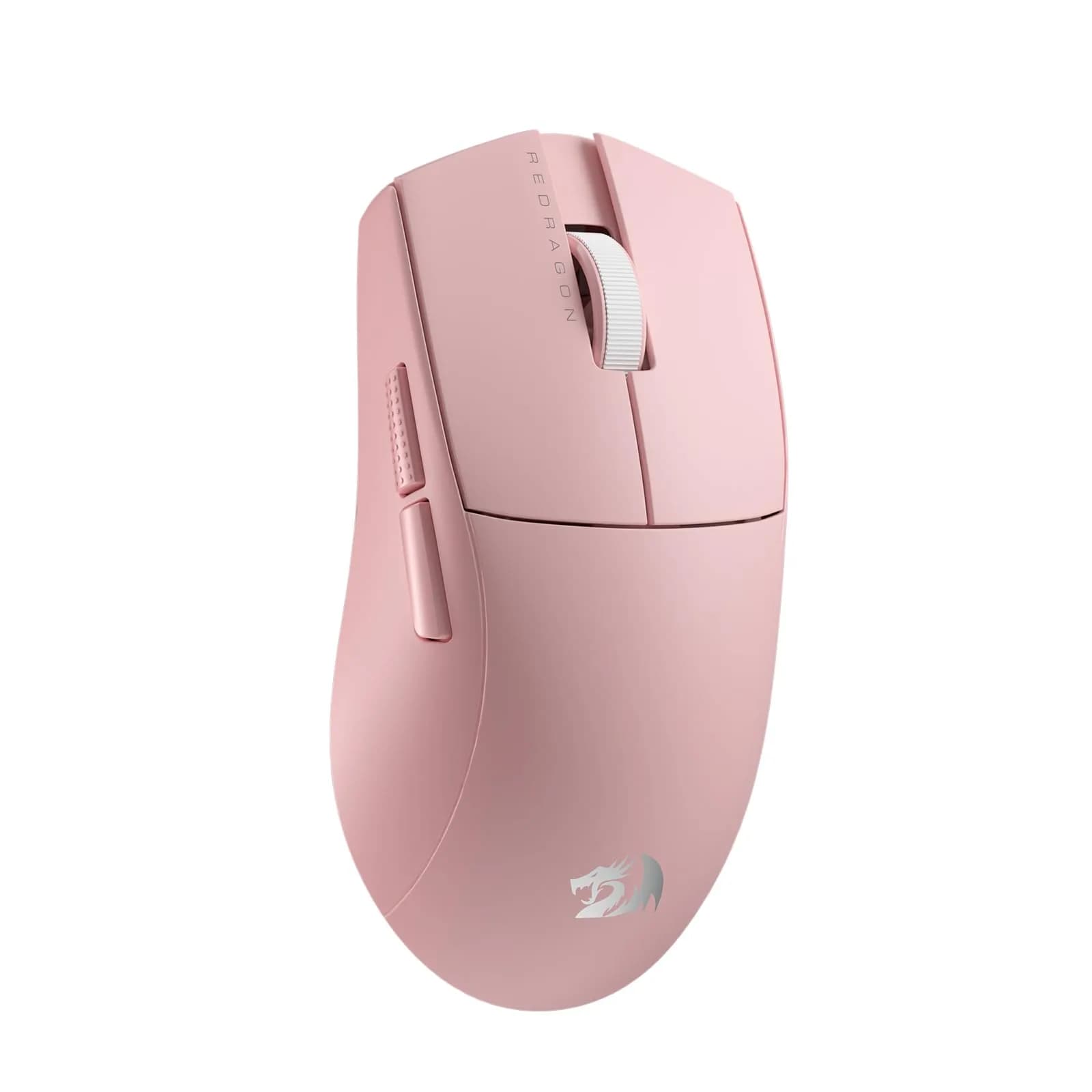 Redragon M916AK Wireless Mouse 42G | 26K DPI Ultra-Light Gaming Mouse for PC — Pink / 1K Hz
