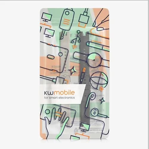 kwmobile Replacement Silicone Watch Bands for Garmin Lily Sport (2-Pack, Black/Beige) | Adjustable, Waterproof, Durable thumbnail 7