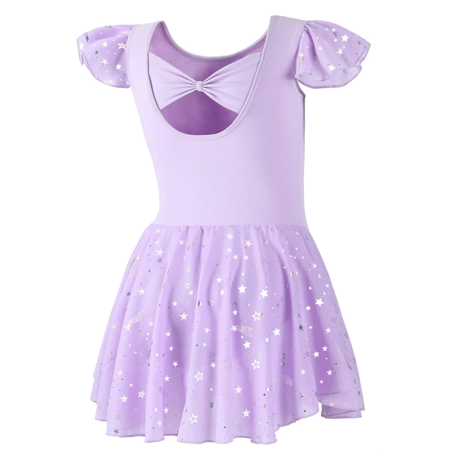 DIPUG Girls Dance Dress Ballet Leotards for Girls 2-12Y | Breathable, Elegant & Comfortable