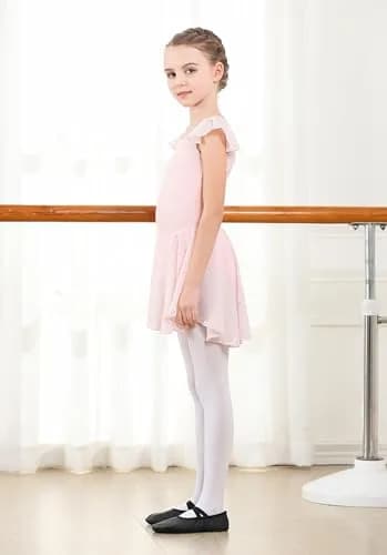 DIPUG Girls Dance Dress Ballet Leotards for Girls 2-12 Years | Breathable Cotton & Spandex, Elegant & Comfortable thumbnail 5